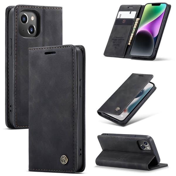 CaseMe Smart Magnet FlipCase Apple iPhone 14 - Sort