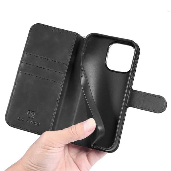 DG-Ming Wallet cover 3-kort Apple iPhone 14 Plus - Sort