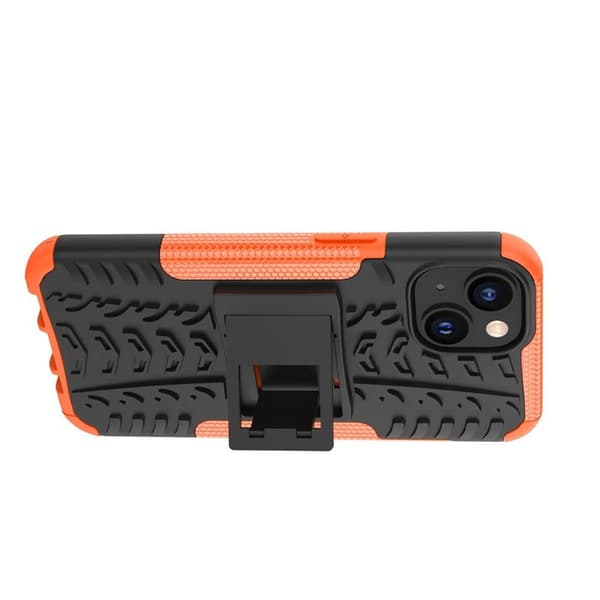 Stødbestandigt cover med stativ Apple iPhone 14 Plus - Orange