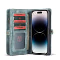 Miniatyrbillede 1 af 7: Multi Wallet CaseMe 11-kort Apple iPhone 14 Pro - Blå