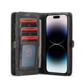 Miniatyrbilde 1 av 7: Multi Wallet CaseMe 11-kort Apple iPhone 14 Pro - Sort/Grå