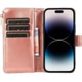Miniatyrbillede 2 af 2: DoubleFlip Zipper 9-kort Apple iPhone 14 Pro - Rose