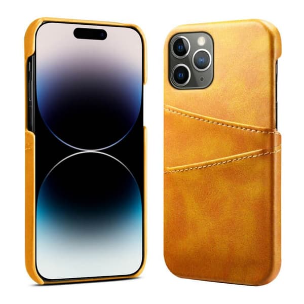 Retro-kuori hedelmäpeleillä Apple iPhone 14 Pro Max - Keltainen