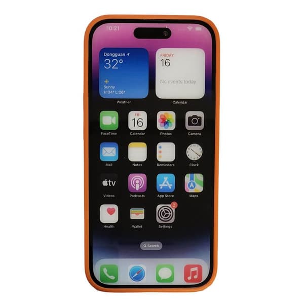 Rhombus cover Apple iPhone 14 Pro - Orange