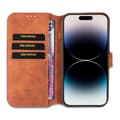 Miniatyrbilde 1 av 5: DG-Ming Lommebokdeksel 3-kort Apple iPhone 14 Pro Max - Brun