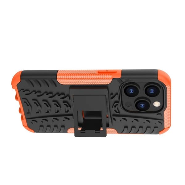 Stødbestandigt cover med stativ Apple iPhone 14 Pro - Orange