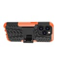 Miniatyrbillede 3 af 4: Stødbestandigt cover med stativ Apple iPhone 14 Pro - Orange