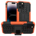 Miniatyrbillede 1 af 4: Stødbestandigt cover med stativ Apple iPhone 14 Pro - Orange