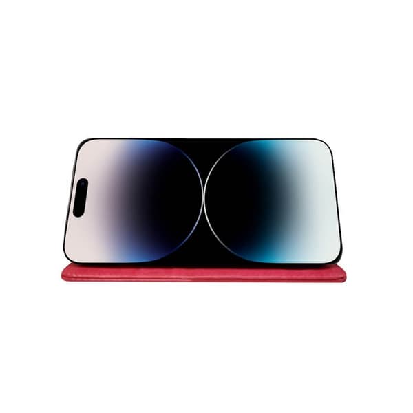 Lompakkokotelo 3-kortti Apple iPhone 14 Pro Max - Vaaleanpunainen