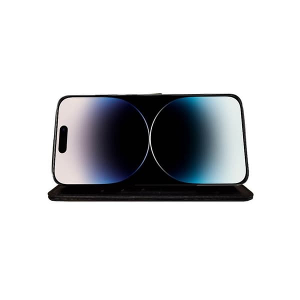 Mobil lommebok 3-kort Apple iPhone 14 Pro Max - Sort