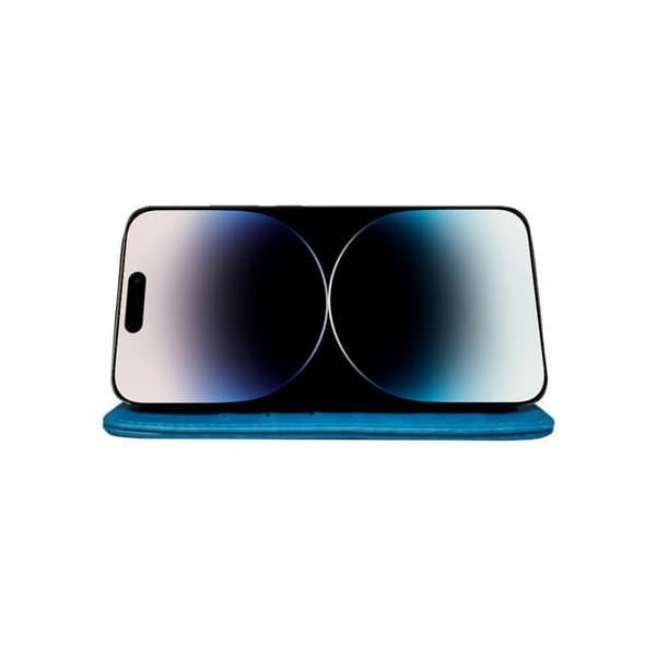 Mobil lommebok 3-kort Apple iPhone 14 Pro Max - Lyseblå