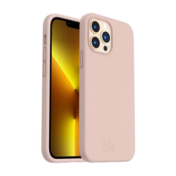 iPhone 13 Pro Max Skal - Silikon Sand Rosa Rvelon