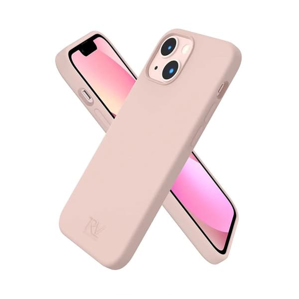 iPhone 13 Skal - Silikon Sand Rosa Rvelon