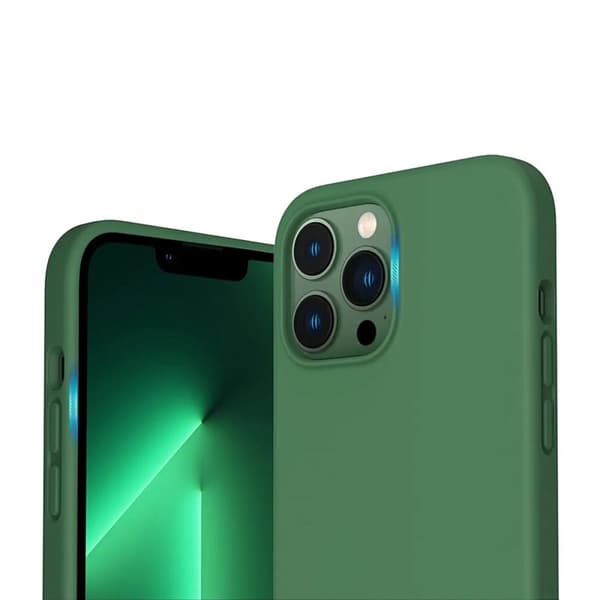 iPhone 12/12 Pro Silikonskal Rvelon - Grön