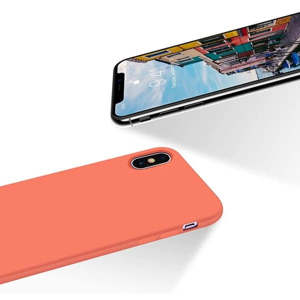 iPhone X/XS Skal - Silikon Rosa Rvelon