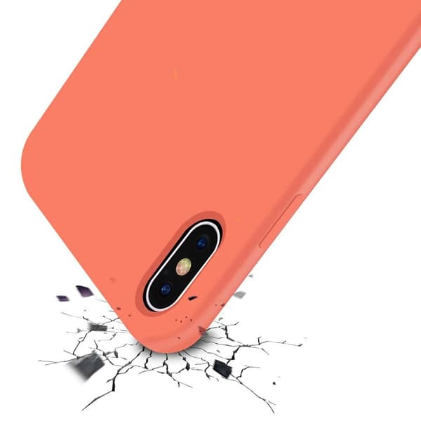 iPhone X/XS Skal - Silikon Rosa Rvelon