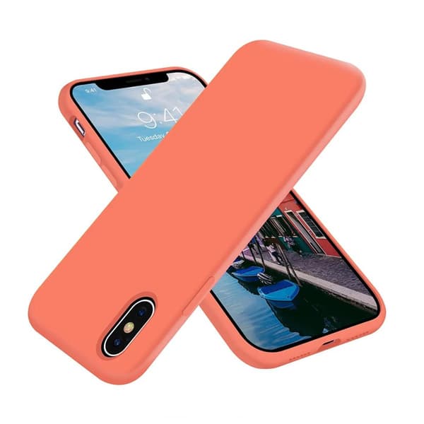 iPhone X/XS Skal - Silikon Rosa Rvelon