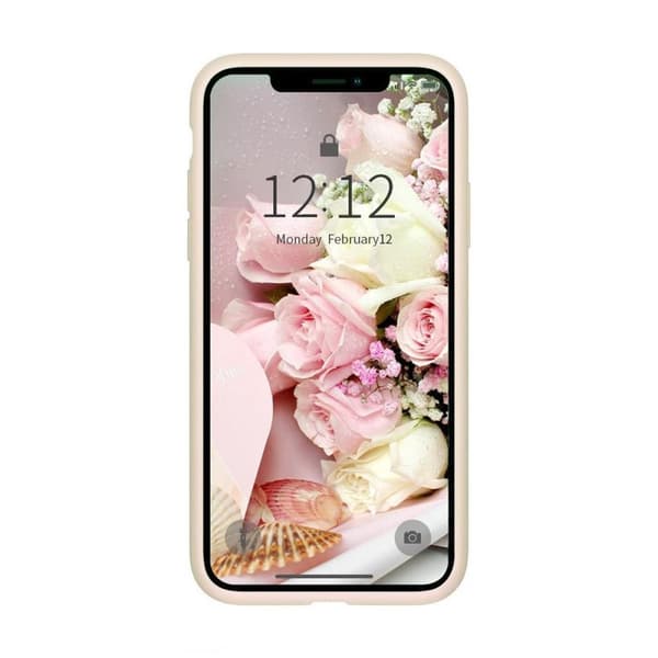 iPhone X/XS Skal - Silikon Beige Rvelon