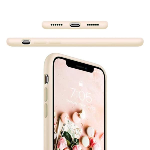 iPhone X/XS Skal - Silikon Beige Rvelon