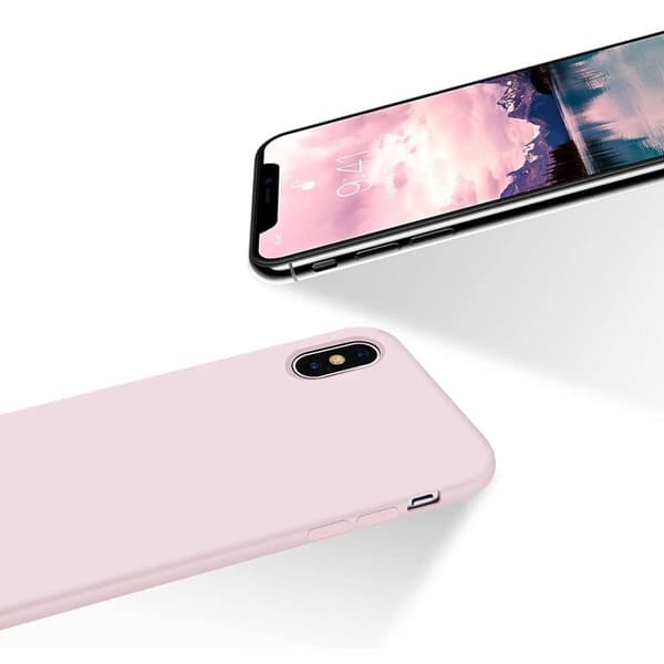 iPhone X/XS Skal - Silikon Sand Rosa Rvelon