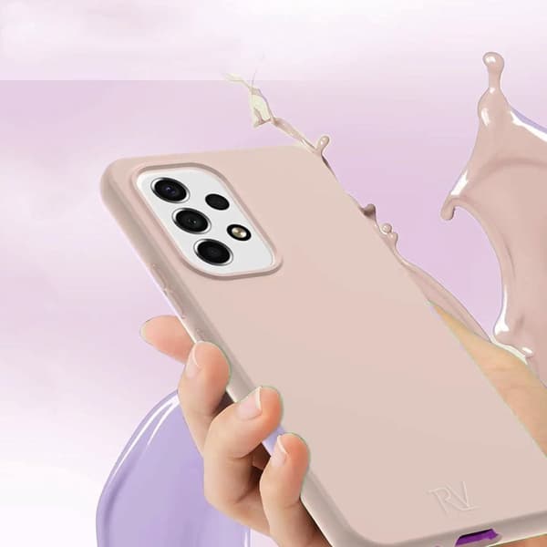 Samsung Galaxy A53 Silikonskal - Beige