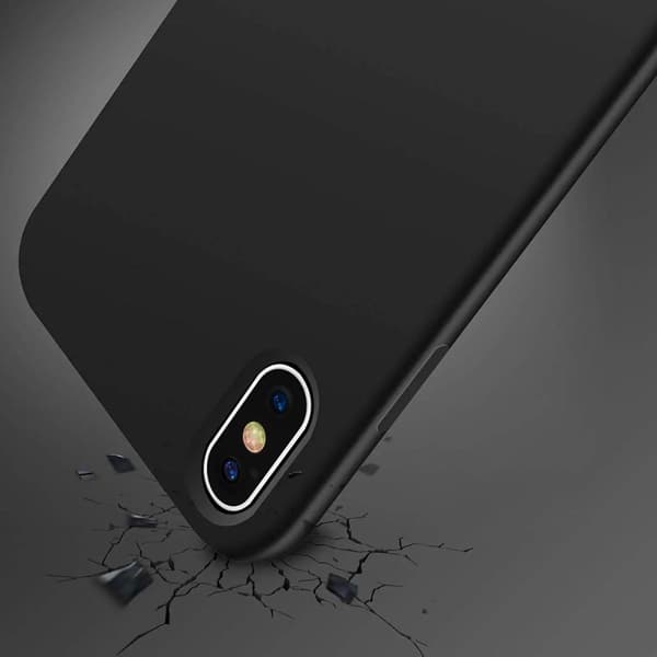iPhone X/XS Skal - Silikon Svart Rvelon