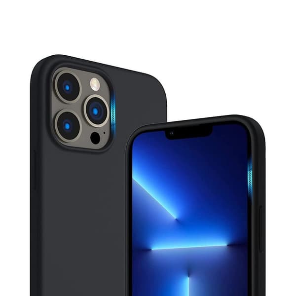 iPhone 13 Pro Max Skal - Silikon Svart Rvelon