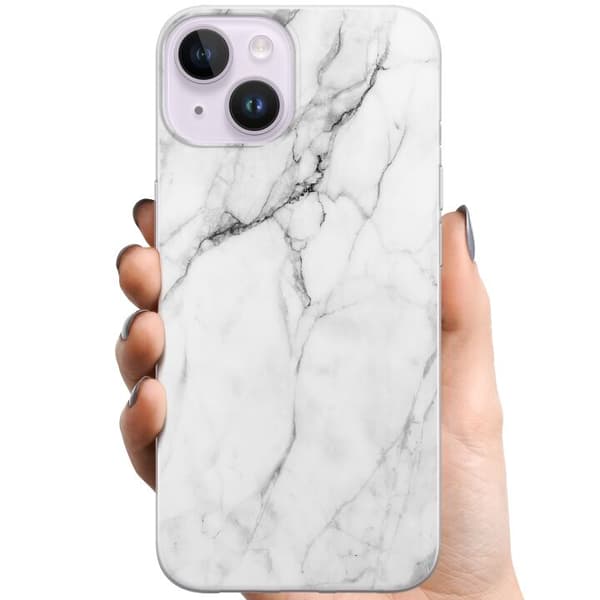 Apple iPhone 14 Plus TPU Mobilcover Marmor