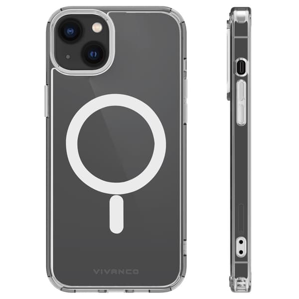 Vivanco iPhone 14 Kuori Mag Steady Läpinäkyvä Kirkas