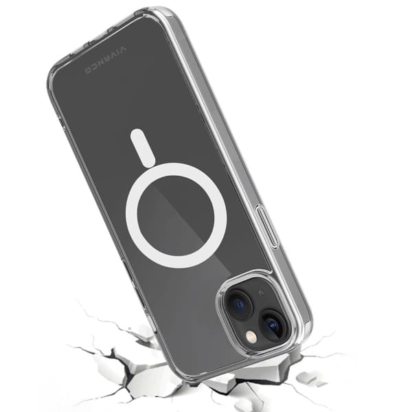 Vivanco iPhone 14 Kuori Mag Steady Läpinäkyvä Kirkas