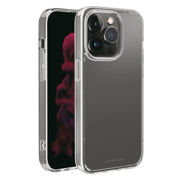 Vivanco iPhone 14 Pro Kuori Safe & Steady Läpinäkyvä Kirkas