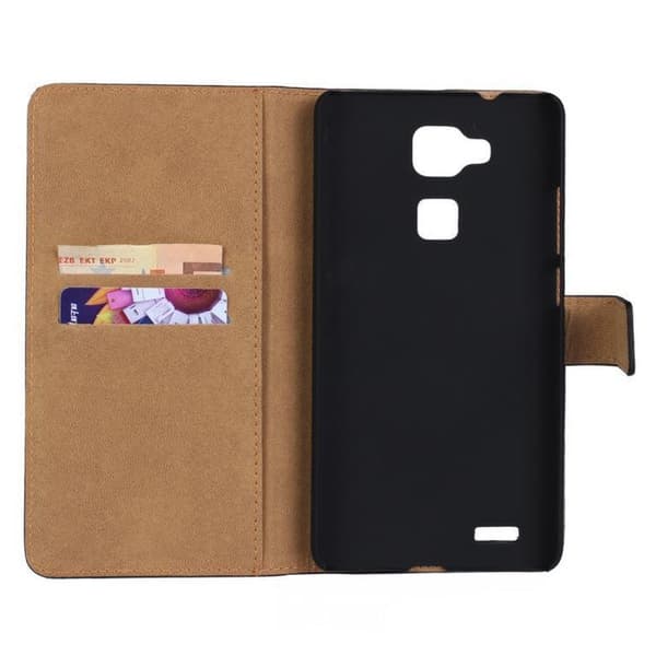 Huawei Mate 7 -lompakkokotelo aitoa nahkaa