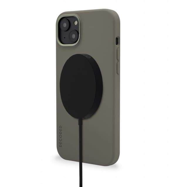 Decoded iPhone 14 Plus Kuori Silicone Backcover Olive