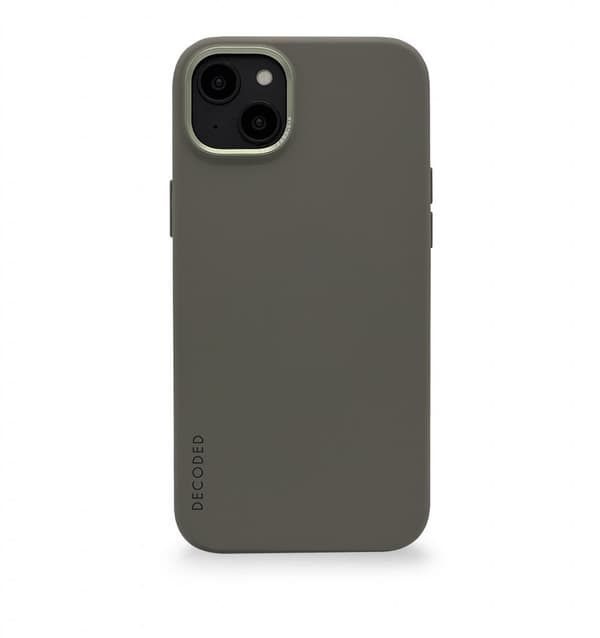 Decoded iPhone 14 Plus Kuori Silicone Backcover Olive