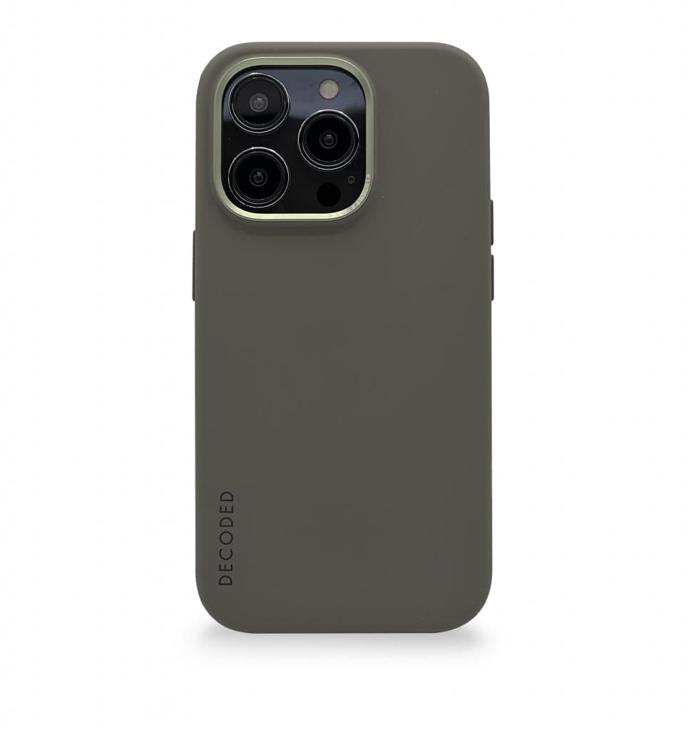 Decoded iPhone 14 Pro Skal Silicone Backcover Olive