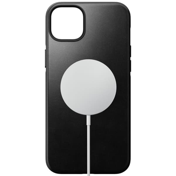 NOMAD iPhone 14 Plus Kuori Modern Leather Case Horween Musta