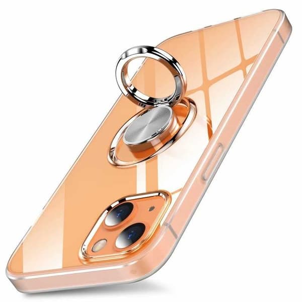 iPhone 14 iskunkestävä suojus sormustelineellä Fresh