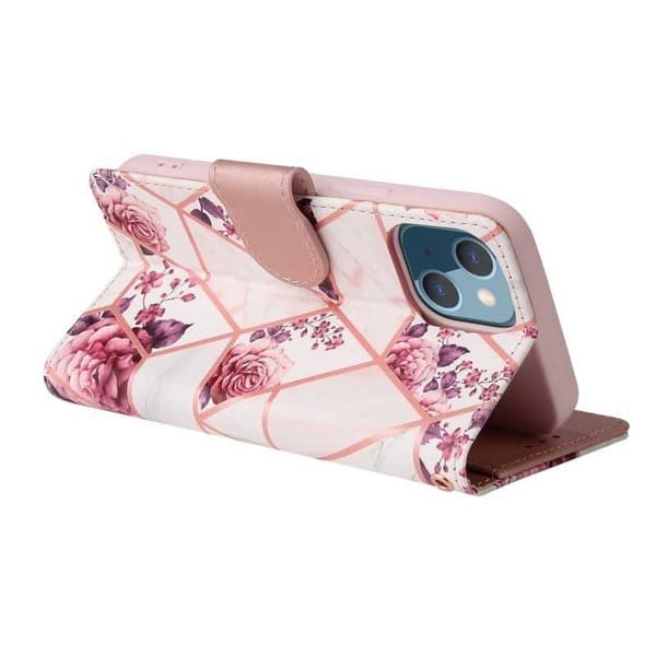 iPhone 14 Trendikäs lompakkokotelo Sparkle 4-FACK