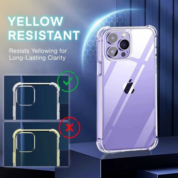 iPhone 14 Pro stødabsorberende silikone Shell Shockr