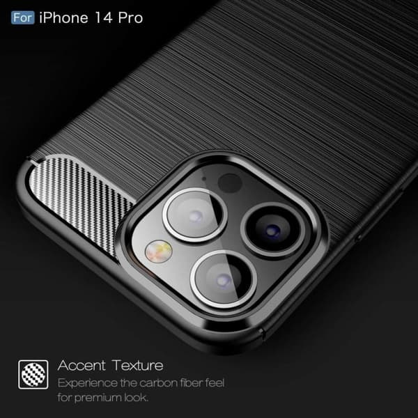 iPhone 14 Pro Stöttåligt Skal SlimCarbon