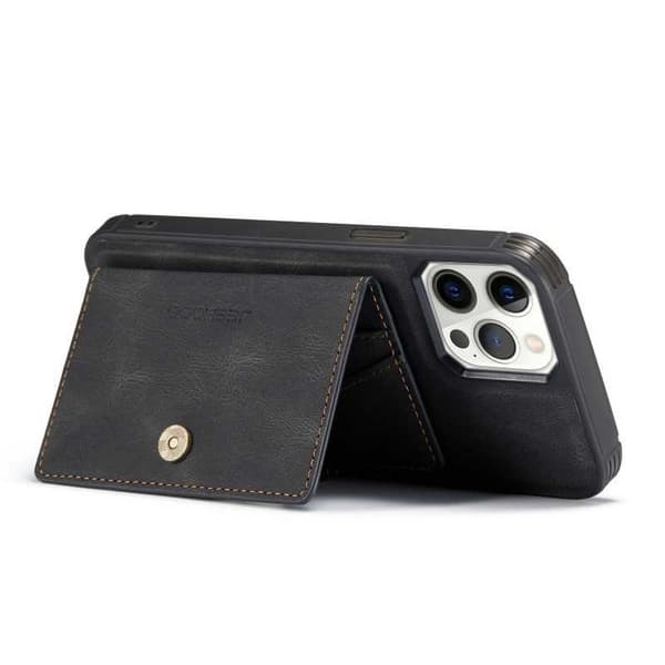 iPhone 14 Pro stødsikker etui med magnetisk kortholder JeeHood
