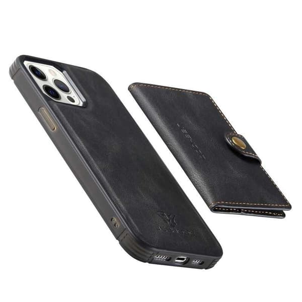iPhone 14 Pro stødsikker etui med magnetisk kortholder JeeHood
