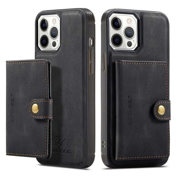 iPhone 14 Pro stødsikker etui med magnetisk kortholder JeeHood