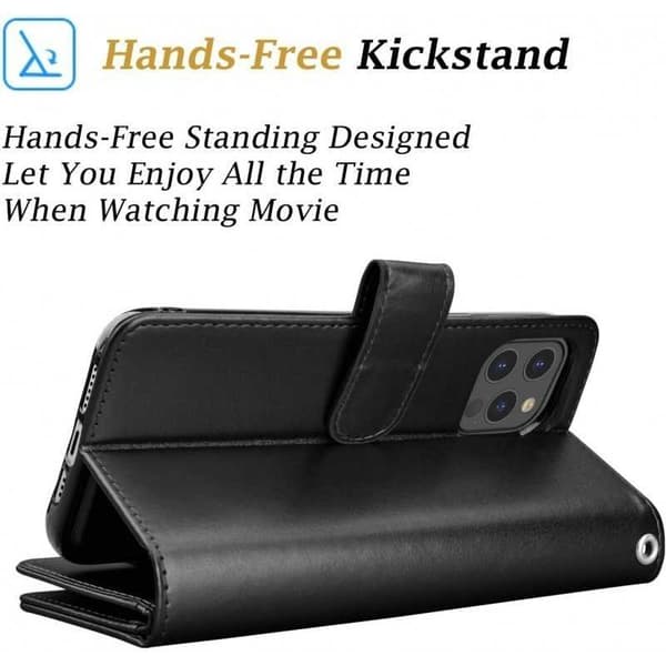 iPhone 14 Pro Praktisk Plånboksfodral med 12-Fack Array V4