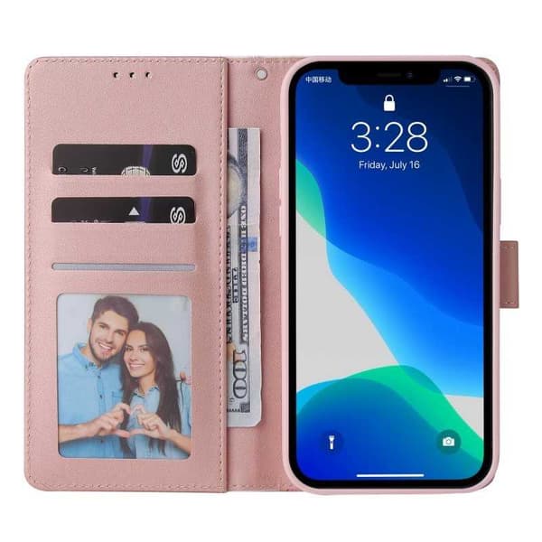 iPhone 14 Pro Trendy Pung-etui Sparkle 4-RUMMET