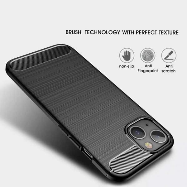 iPhone 14 Shockproof Shell SlimCarbon