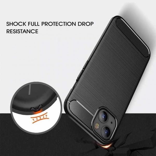 iPhone 14 Shockproof Shell SlimCarbon