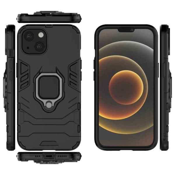 iPhone 14 Shockproof Cover med Ring Holder ThinArmor