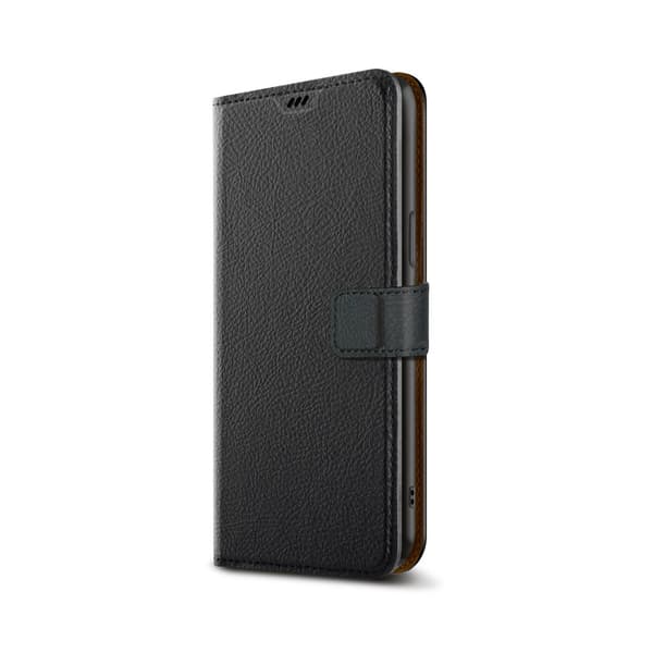XQISIT iPhone 14 Pro Max Kotelo Slim Wallet Selection Musta