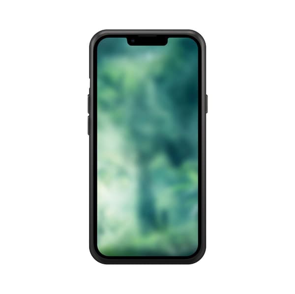 XQISIT iPhone 14 Deksel Silicone Case Svart